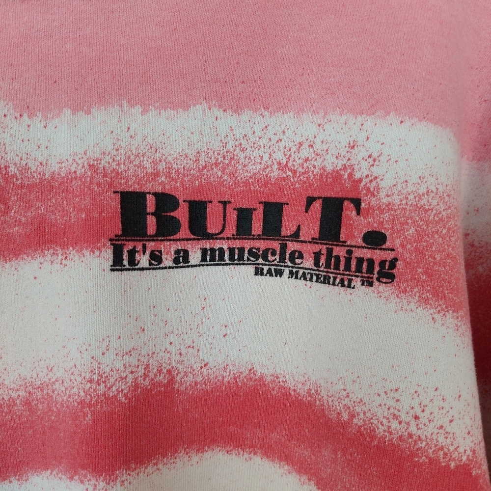 Vintage Fruit of‎ the Loom Muscle Sweatshirt Tie Dye Size XL - Picture 3 of 10